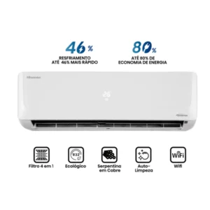 Ar condicionado split inverter Hisense 18000 BTUs