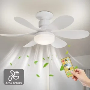 Ventilador de teto com LED 60W 6 hélices